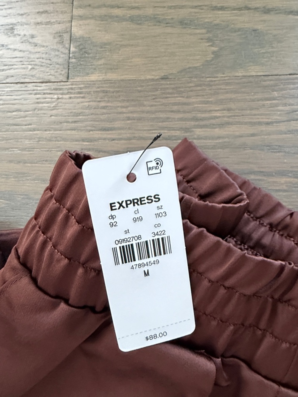 NEW WITH TAG Women’s Express Wide-Leg Jumpsuit Pants Choc Brown Size Medium - Picture 2 of 3